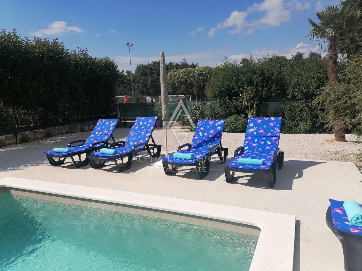 Istra, Poreč: Moderna hiša z bazenom in morjem