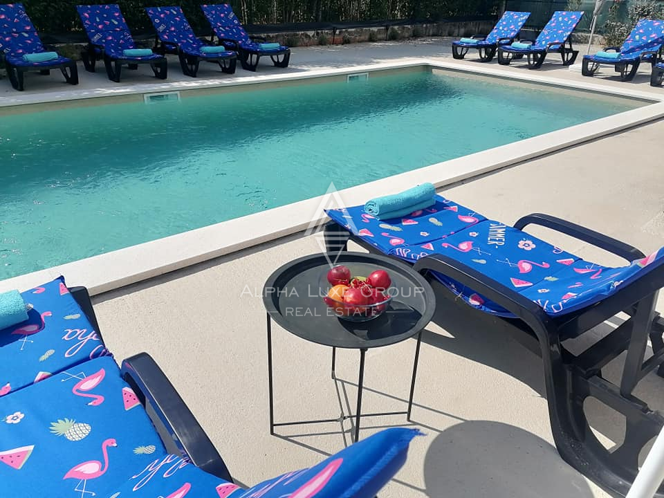 Istra, Poreč: Moderna hiša z bazenom in morjem