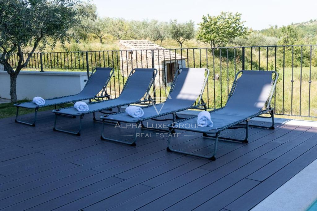 Istra, Momjan: Luksuzna vila s panoramskim razgledom