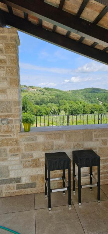 Istra, Momjan: Luksuzna vila s panoramskim razgledom