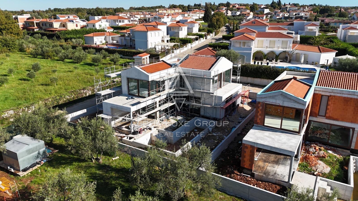 Istra, Vabriga: Moderna vila pogled morje in bazen