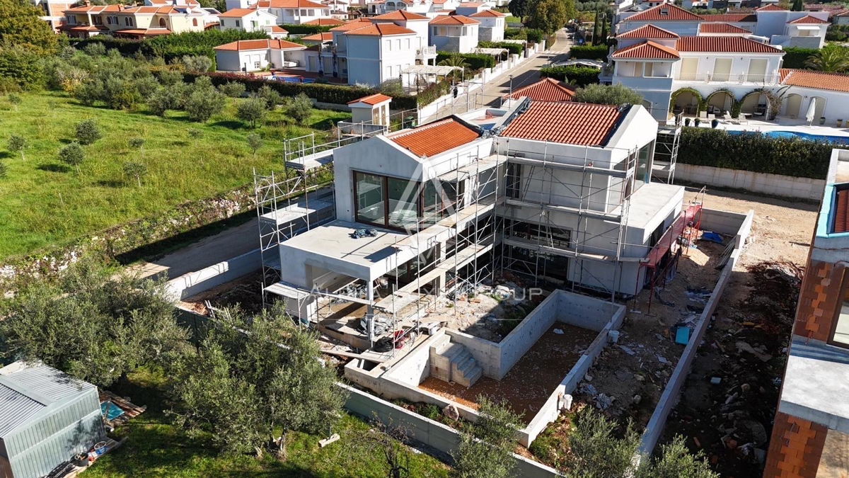 Istra, Vabriga: Moderna vila pogled morje in bazen