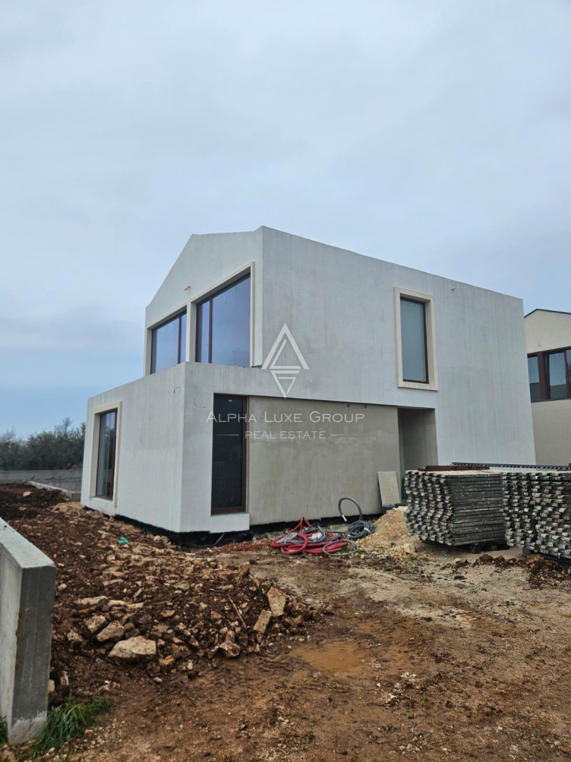 Istra, Vabriga: Moderna vila pogled morje in bazen