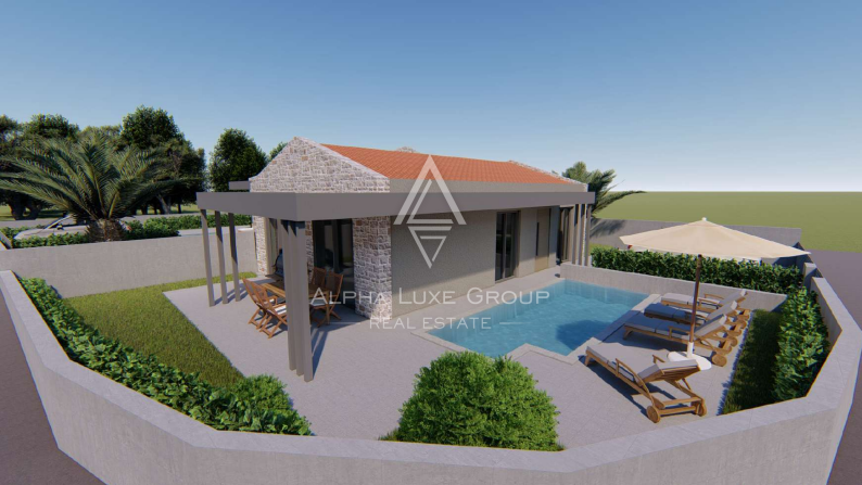 Istra, Vižinada – Moderna vila z dvema bazenoma