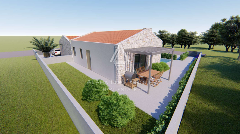 Istra, Vižinada – Moderna vila z dvema bazenoma