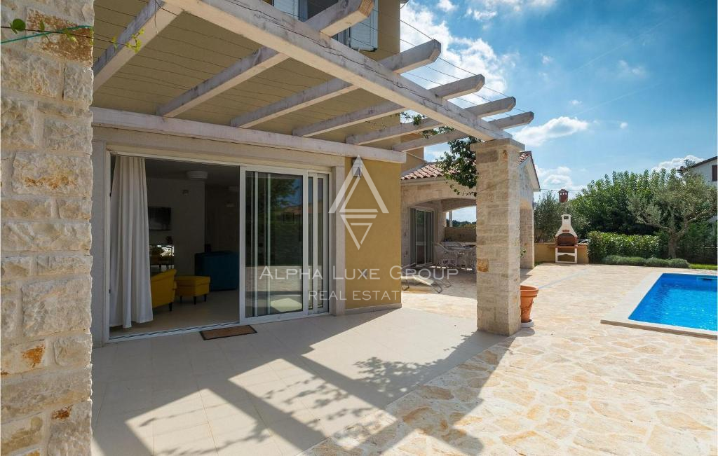 Istra, Sveti Lovreč: Udobna hiša z bazenom