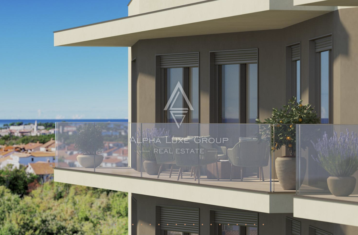Istra, Poreč – Modern penthouse s pogledom na morje