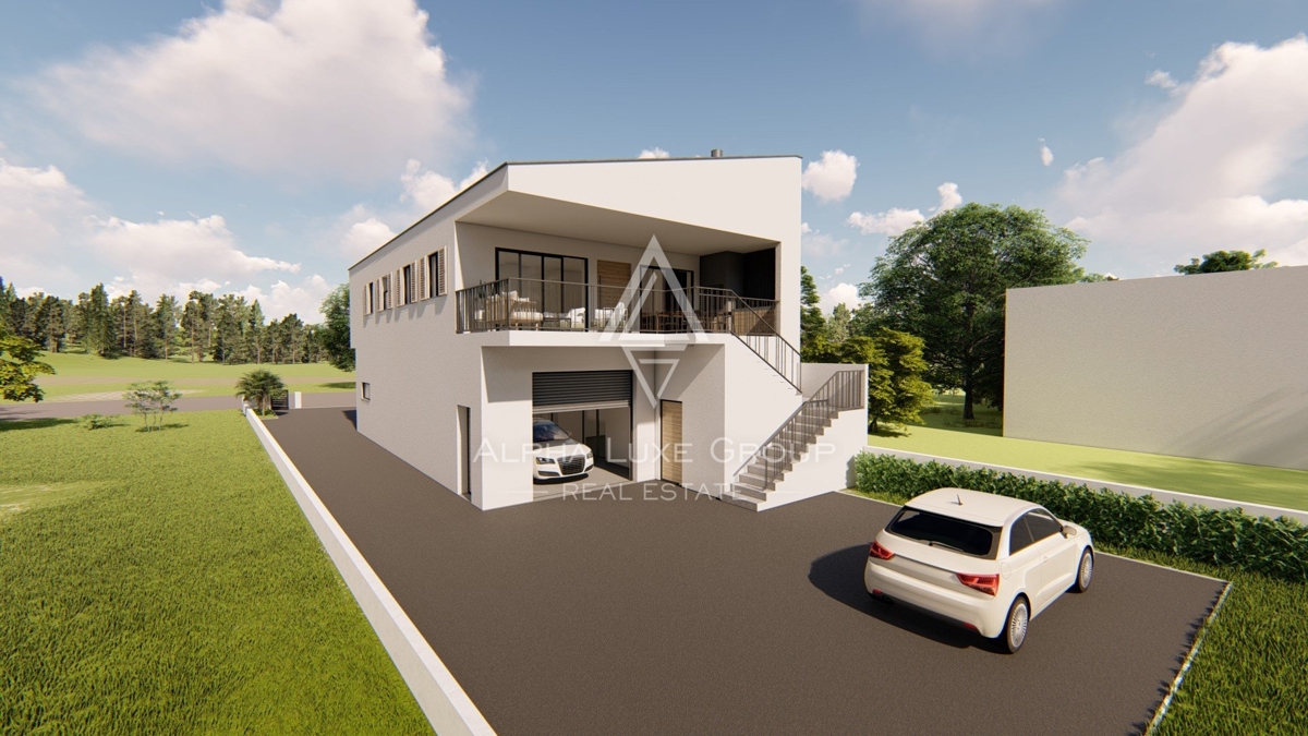 ALPHA LUXE GROUP, prodamo moderno hišo, pogled na morje, v bližini Poreča, 5 km od morja