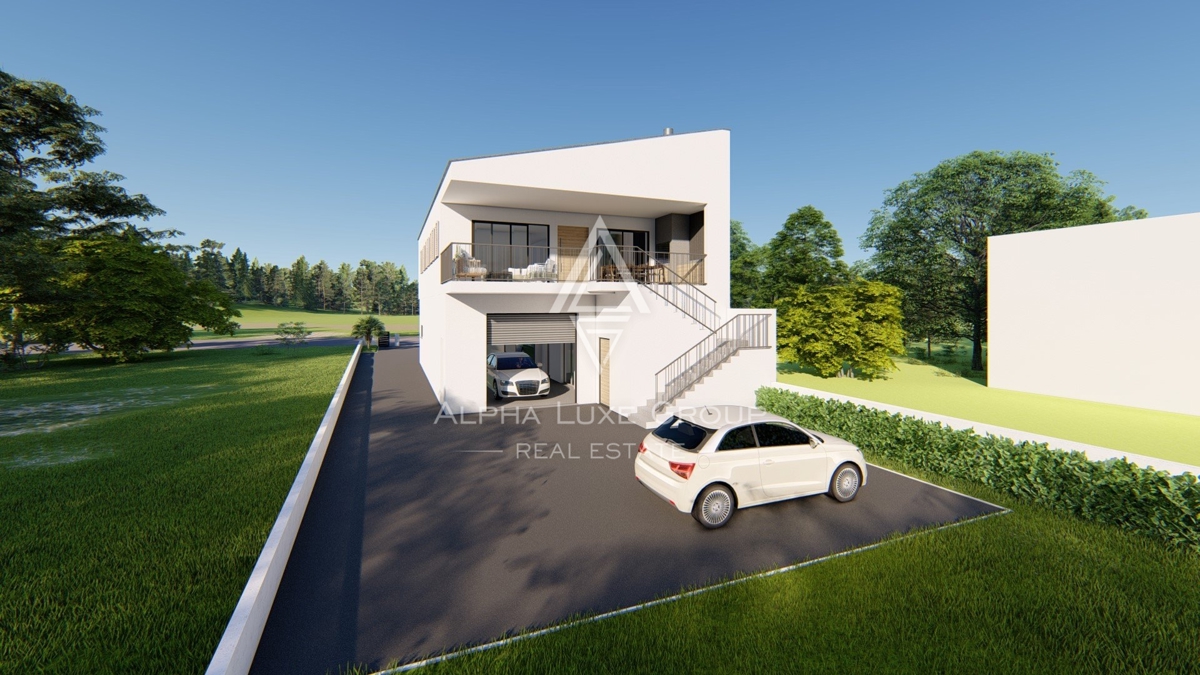 ALPHA LUXE GROUP, prodamo moderno hišo, pogled na morje, v bližini Poreča, 5 km od morja