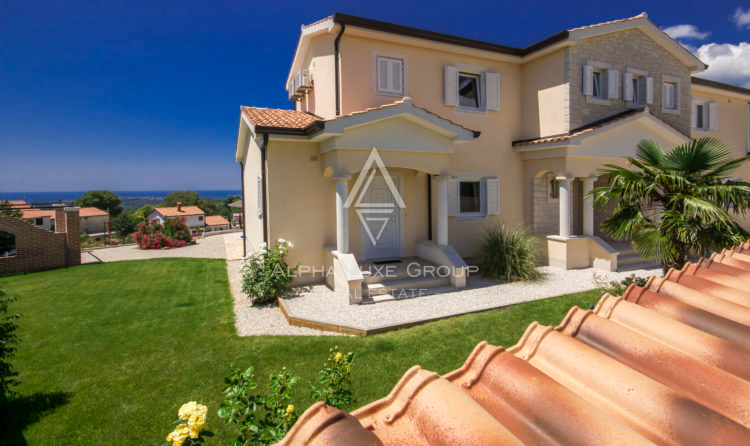 Istra, Poreč: Vila s panoramskim pogledom na morje