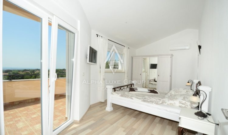 Istra, Poreč: Vila s panoramskim pogledom na morje