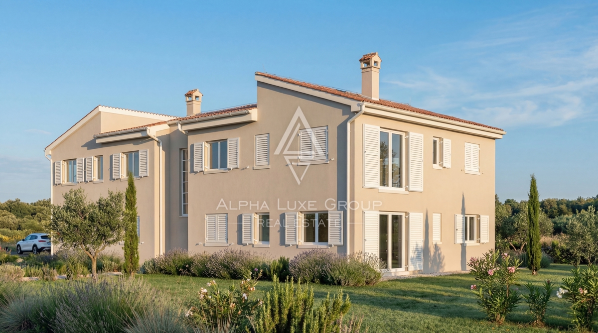 Istra, Poreč: Moderen trisobni pritlični apartma s teraso