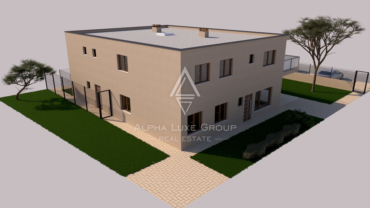 Istra, Poreč: Moderno stanovanje balkon parking