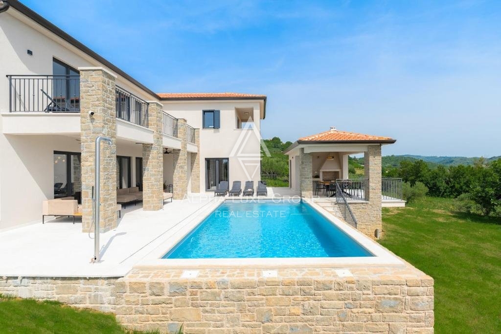 Buje, Istra: Razkošna vila z dih jemajočimi razgledi