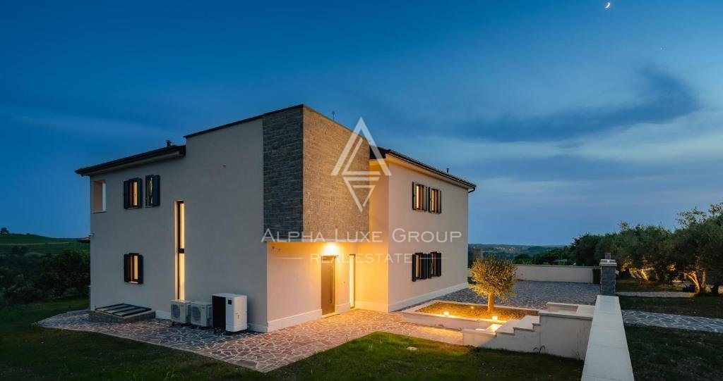 Buje, Istra: Razkošna vila z dih jemajočimi razgledi
