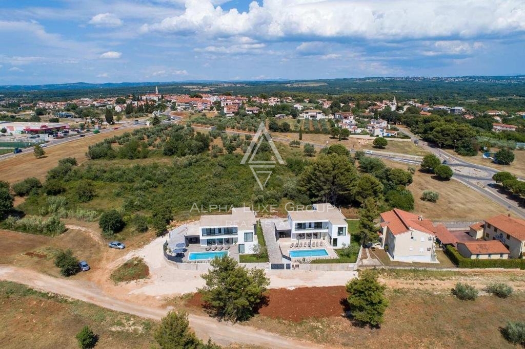 Poreč, Istra - Moderna Vila z Osupljivim Pogledom na Morje