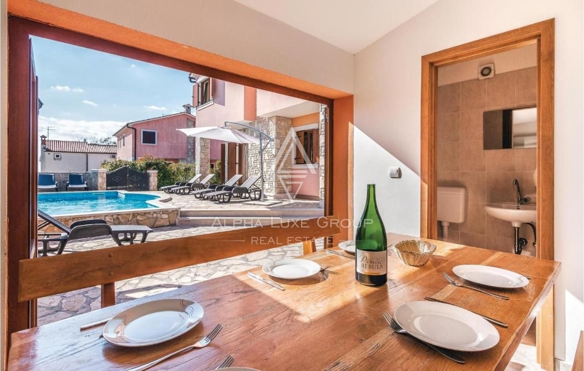 Čudovita vila z bazenom, Istra, Barban