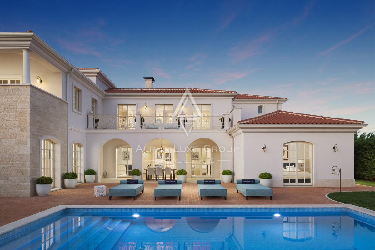 Poreč, Istra: Elegantna vila z morjem in vinogradi
