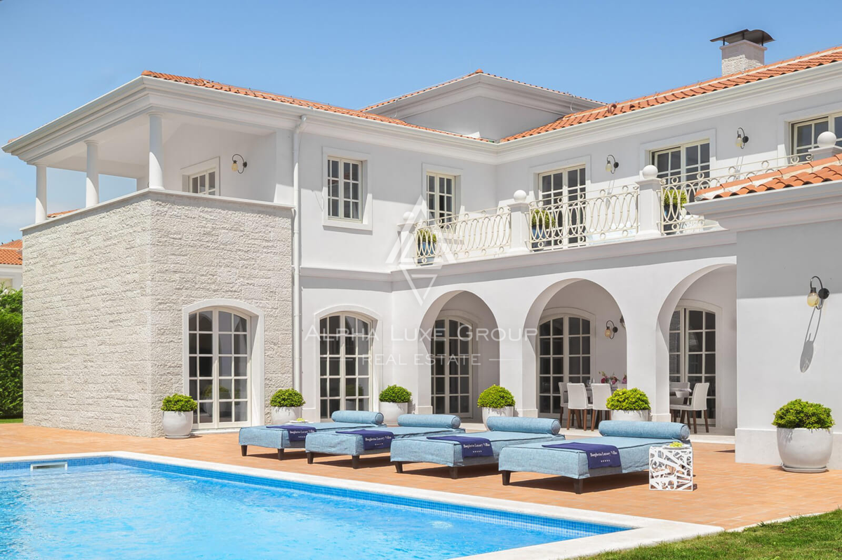 Poreč, Istra: Elegantna vila z morjem in vinogradi