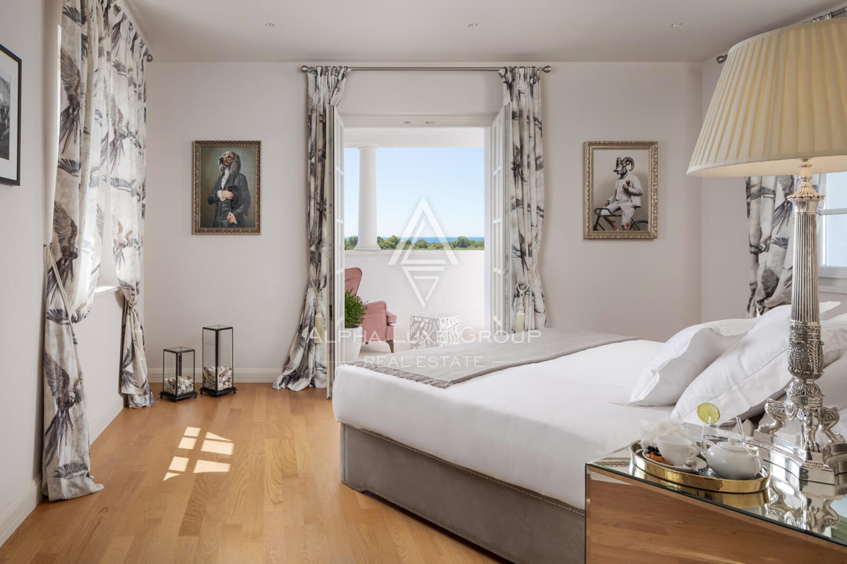 Poreč, Istra: Elegantna vila z morjem in vinogradi