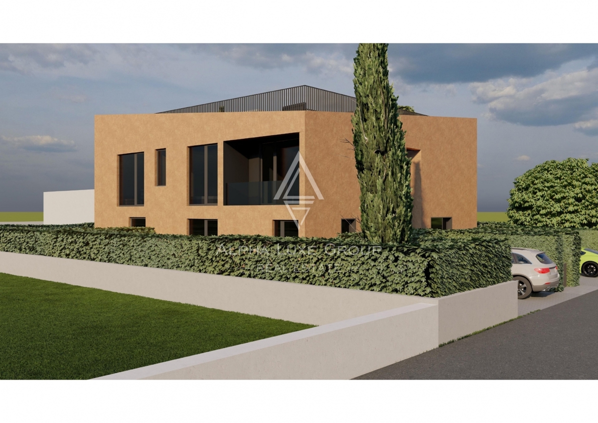 Istra, Poreč – pritlični apartma z dvoriščem