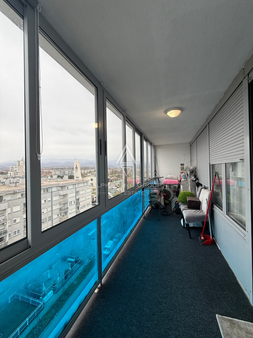 Zagreb, Dubrava – trisobno stanovanje z balkonom