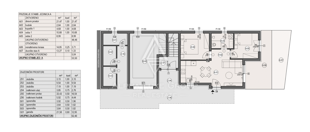 Istra, Pula: Pritlično stanovanje z vrtom