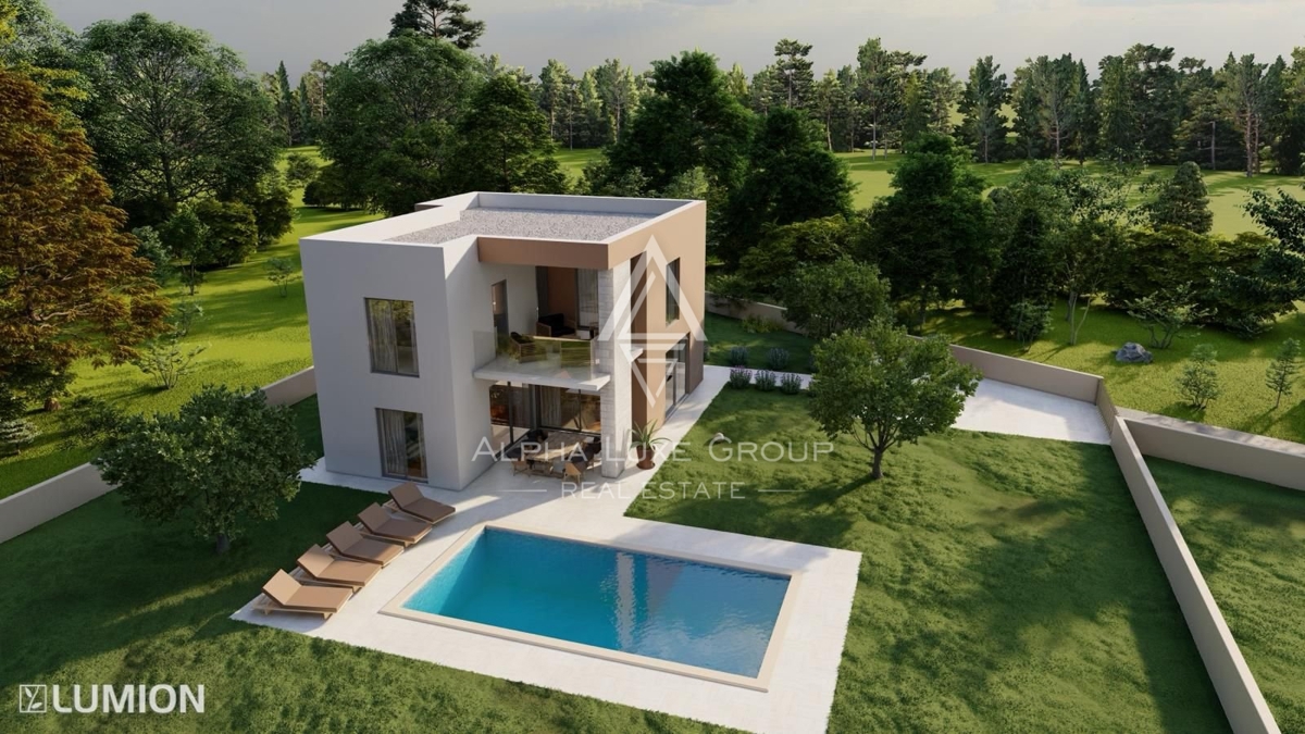 Poreč - Izjemna moderna vila s pogledom na morje naprodaj