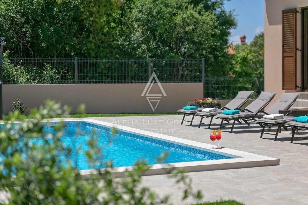Labin, Istra - Eleganten 205 m² vila z bazenom