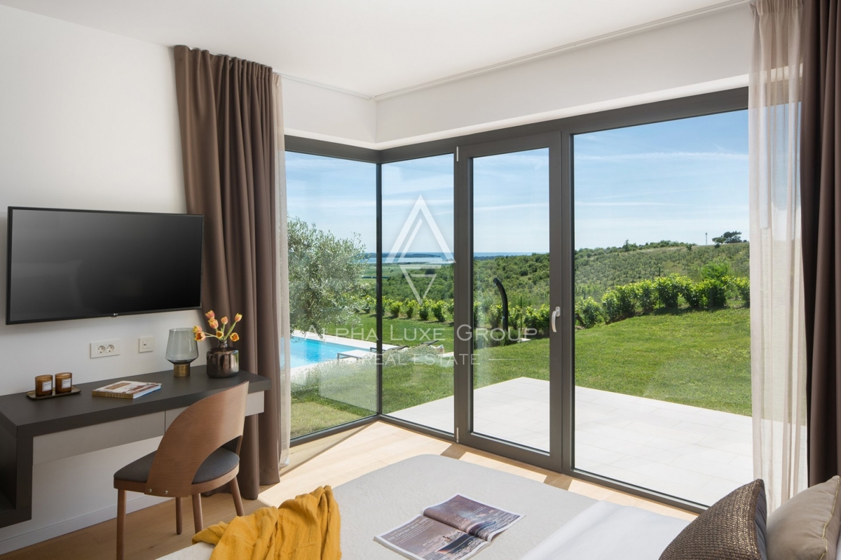 Brtonigla, Istra - Premium vila na prodaju s 4 spalnicami in čudovitim pogledom na morje