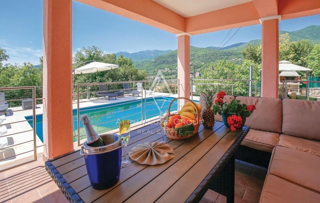 Čudovita vila z bazenom in pogledom na morje, Istra, Opatija
