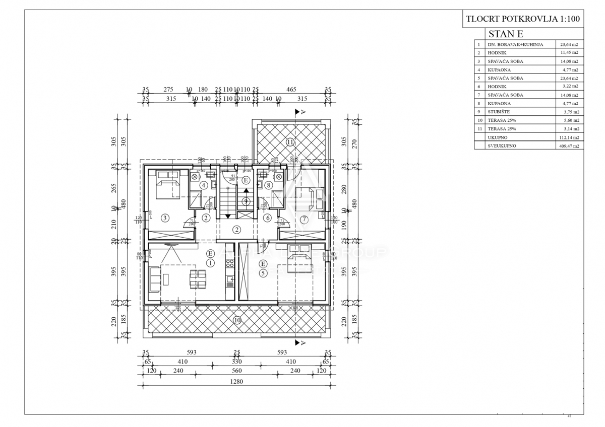 Ladrovići, Istra: Moderni apartmaji s pogledom na morje
