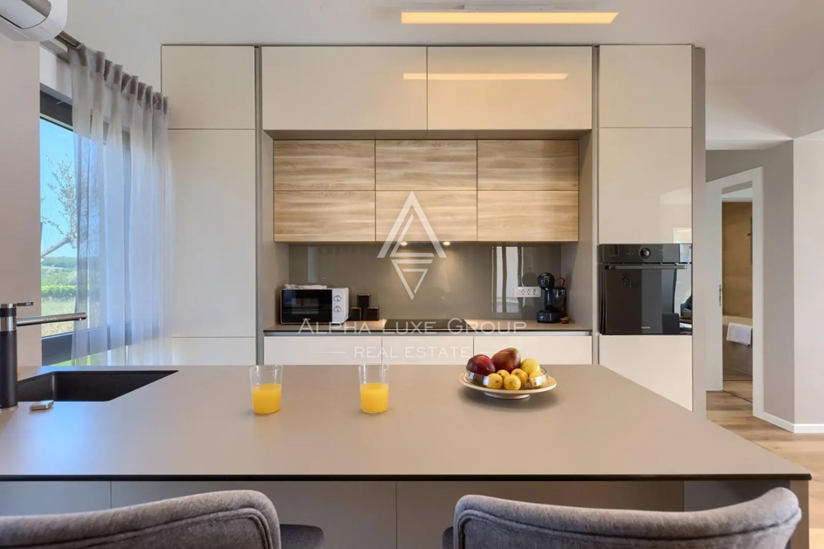 Istra, Brtonigla: Luksuzna vila s pogledom na morje