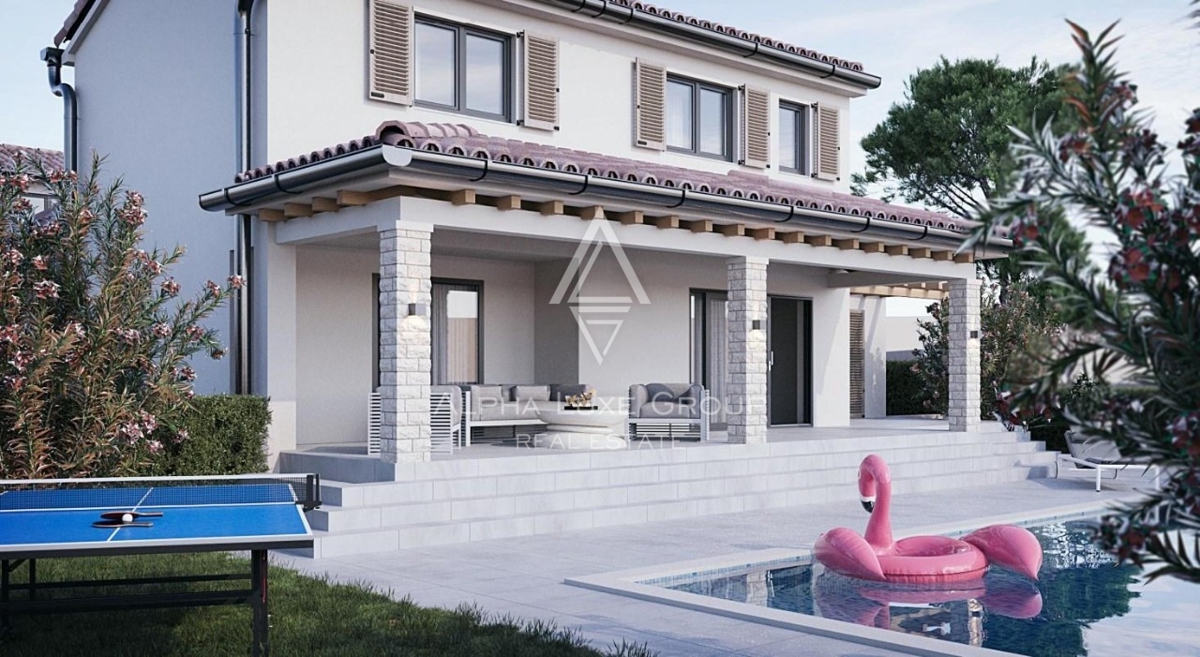 Istra, Svetvinčenat – hiša z bazenom v gradnji