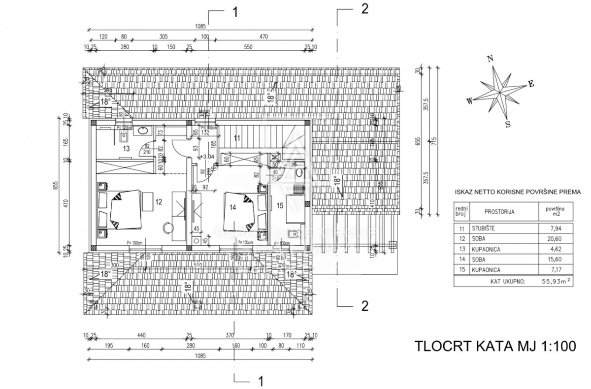Istra, Svetvinčenat – hiša z bazenom v gradnji