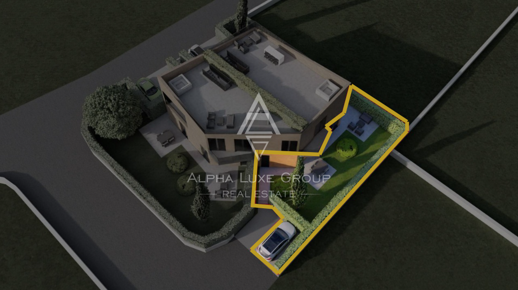 Istra, Poreč – pritlični apartma z vrtom in teraso