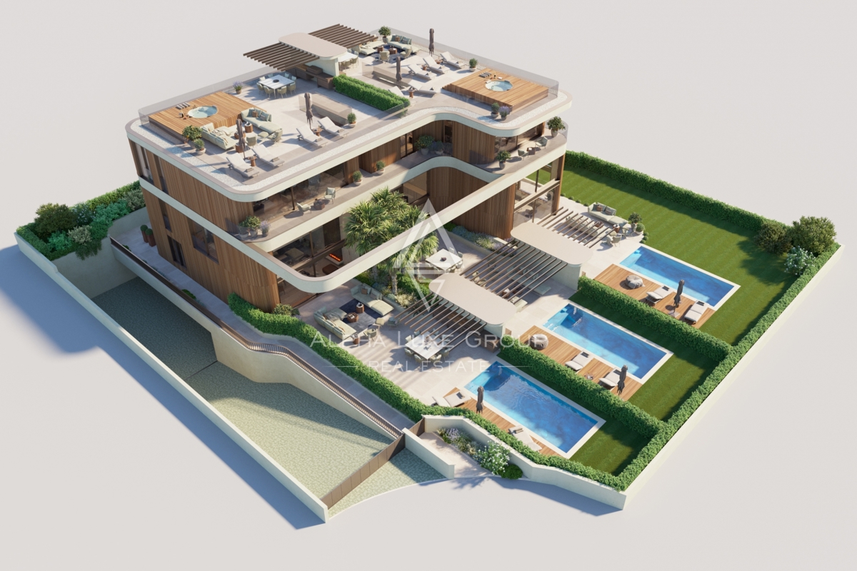 Istra, Poreč – Penthouse s strešno teraso