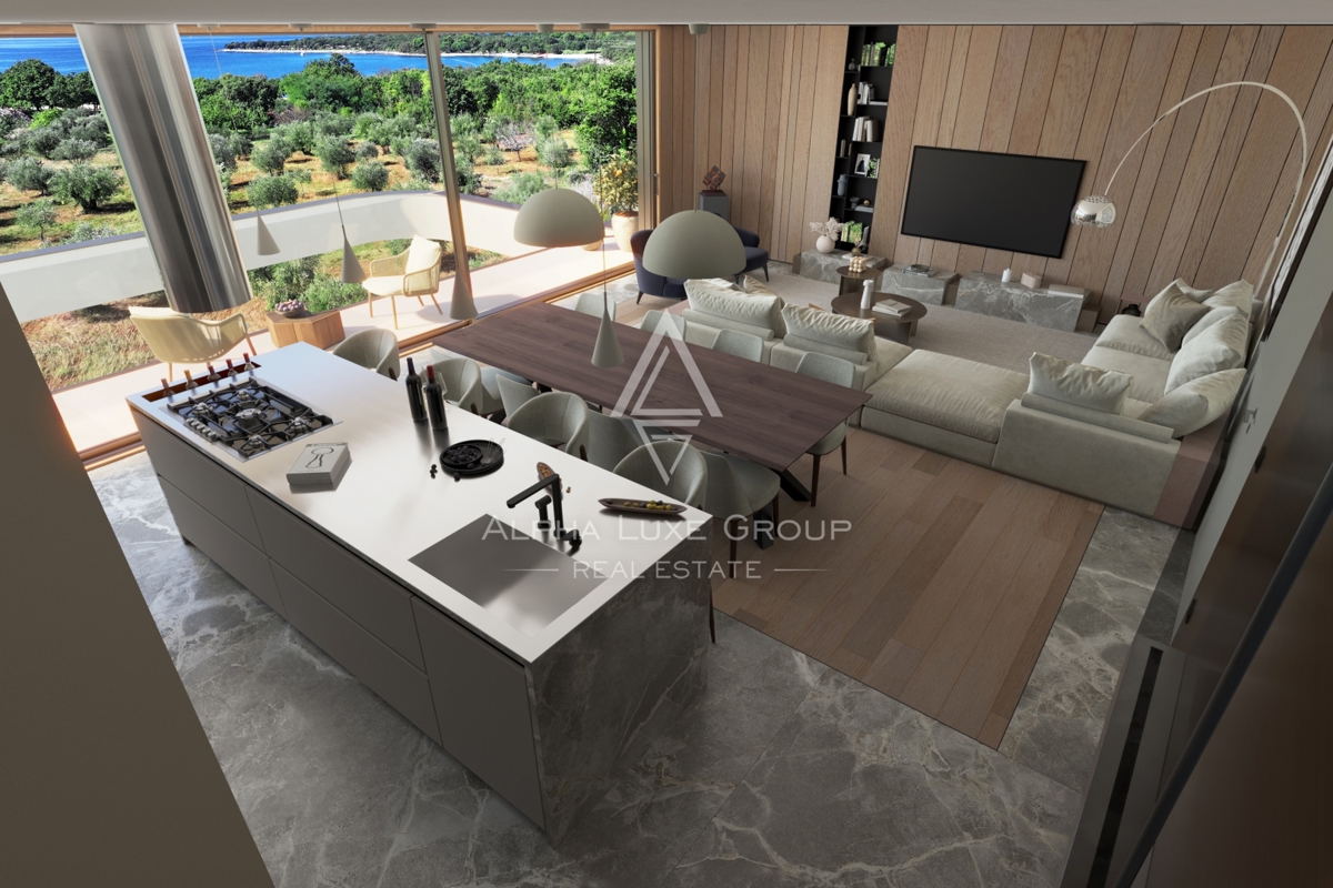 Istra, Poreč – Penthouse s strešno teraso