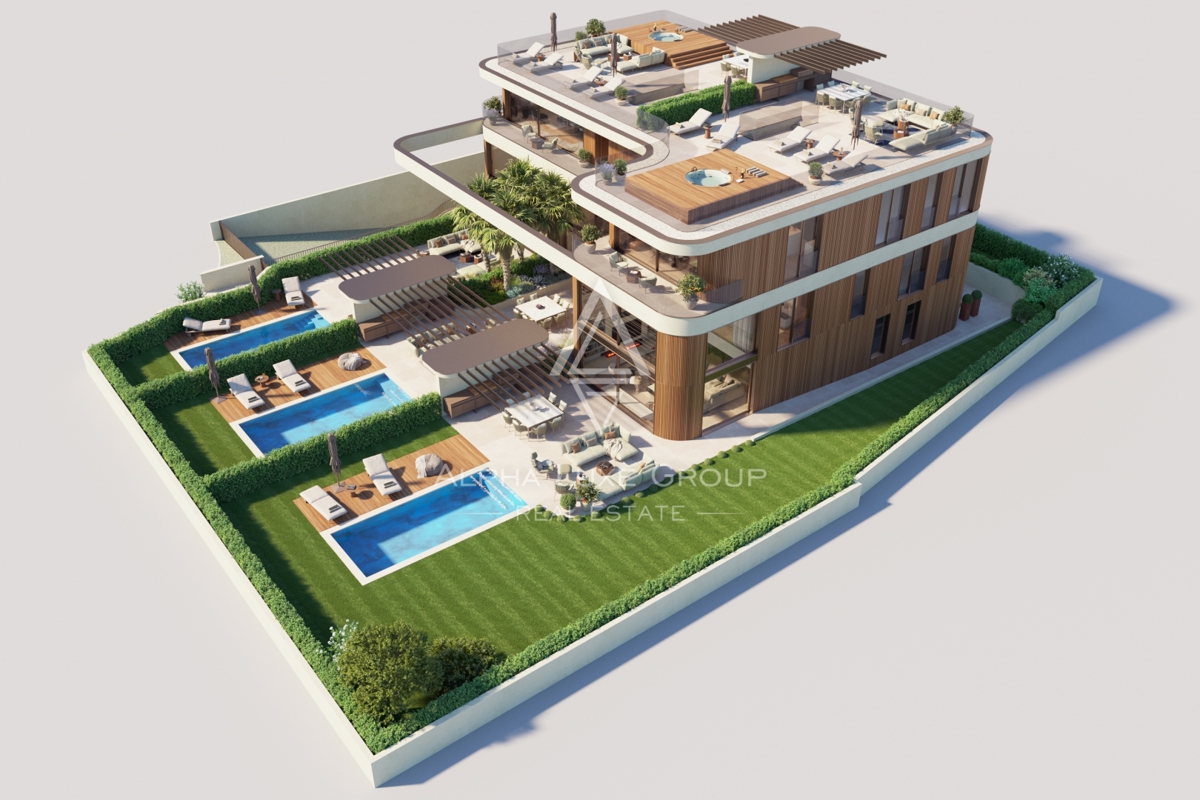 Istra, Poreč – Penthouse s strešno teraso