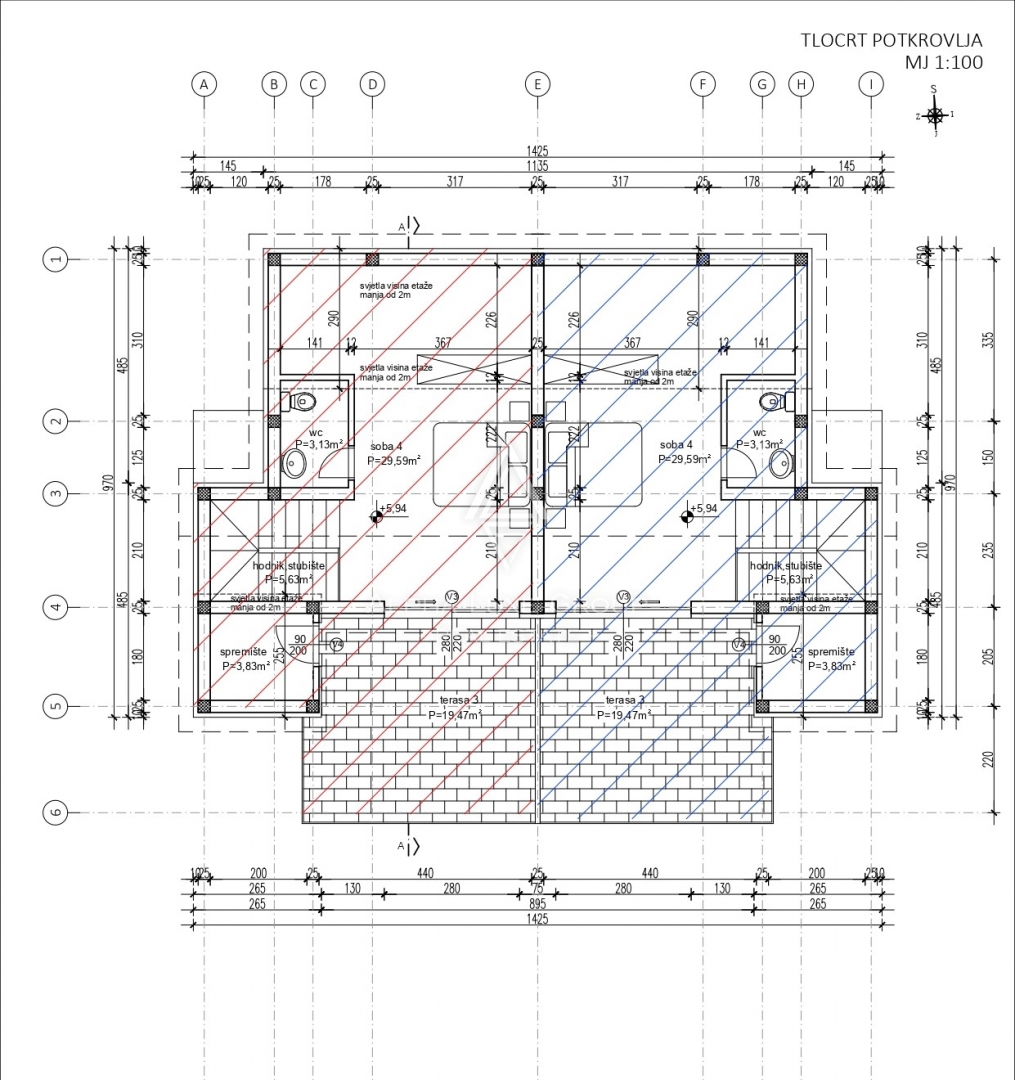 Hiša Poreč, 320m2 ROH BAU