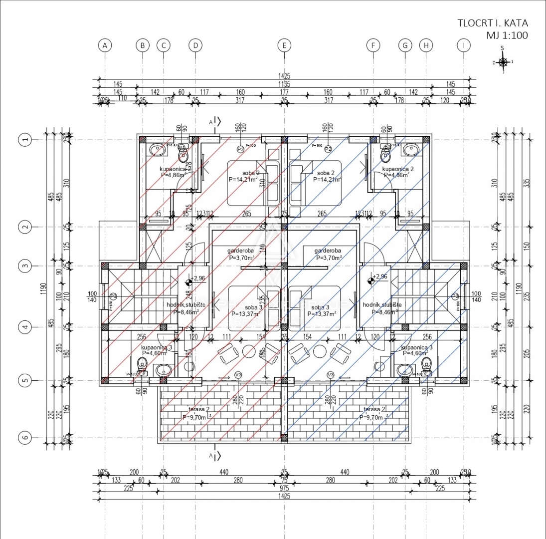 Hiša Poreč, 320m2 ROH BAU