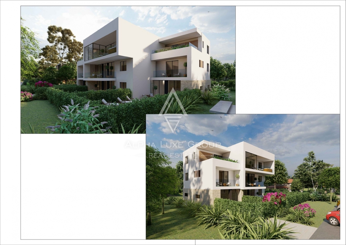 Istra, Poreč: Moderna hiša s pogledom na morje naprodaj