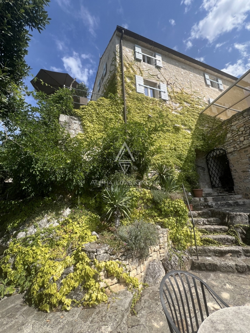 Buje, Istra: Čudovita kamnita vila s panoramskim razgledom naprodaj
