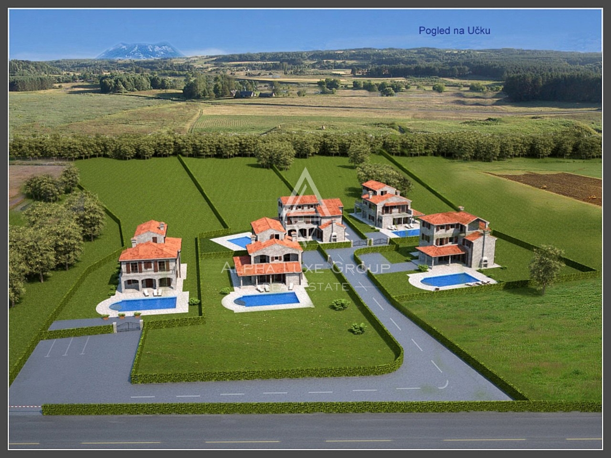 Istra, Svetvinčenat, Velik kompleks zemljišč za gradnjo vil