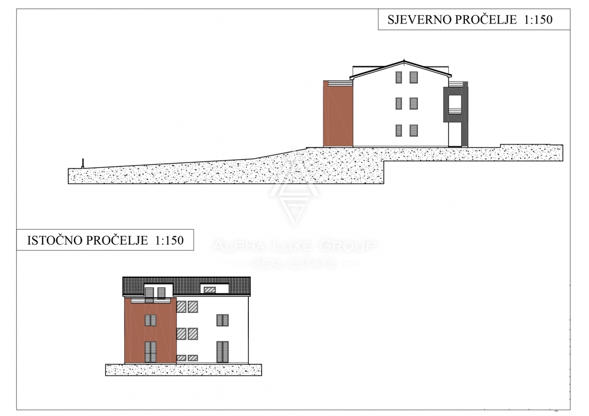 Ladrovići, Istra: Moderni apartmaji s pogledom na morje