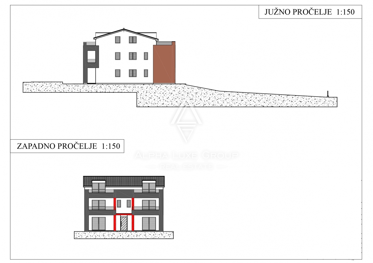 Ladrovići, Istra: Moderni apartmaji s pogledom na morje