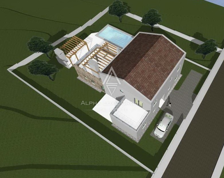 Višnjan, Istra: Zazidljivo zemljišče z razgledom in dovoljenjem