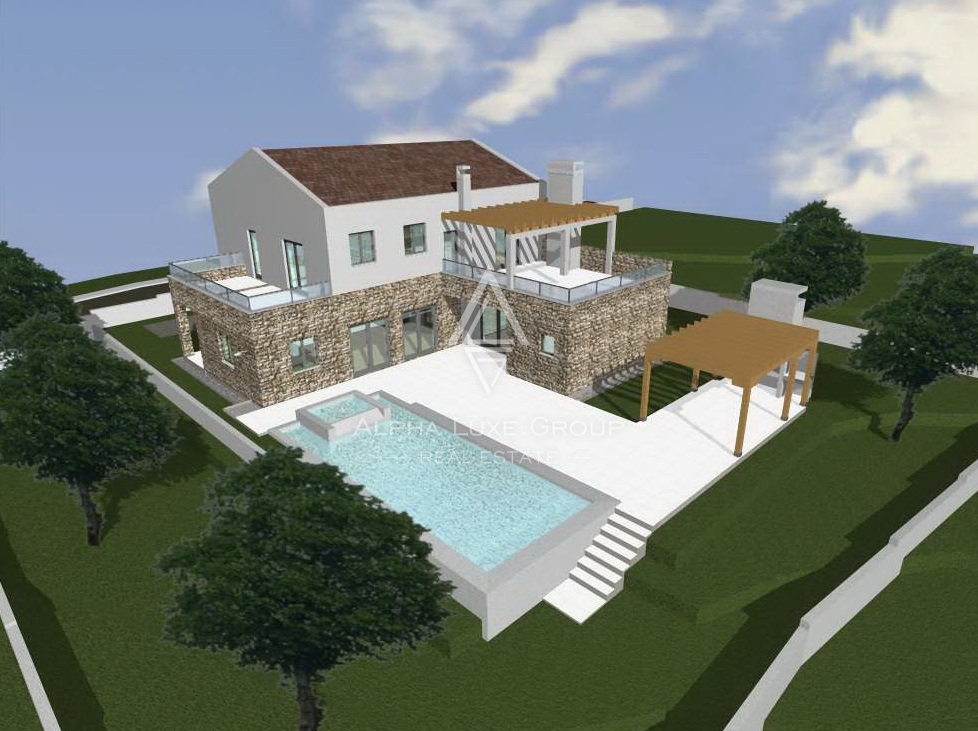 Višnjan, Istra: Zazidljivo zemljišče z razgledom in dovoljenjem