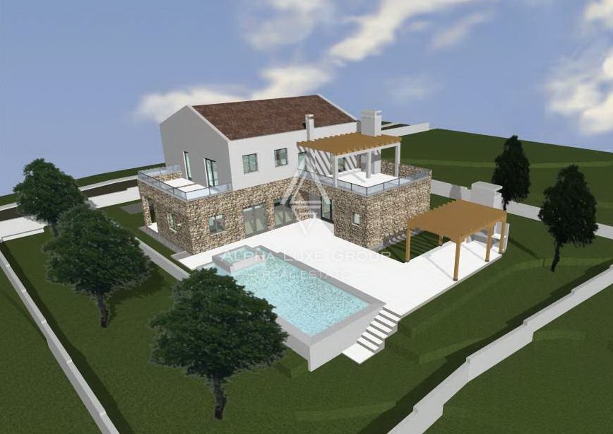 Višnjan, Istra: Zazidljivo zemljišče z razgledom in dovoljenjem