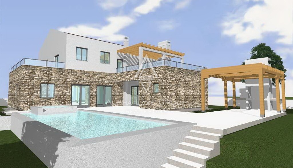 Višnjan, Istra: Zazidljivo zemljišče z razgledom in dovoljenjem